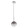 Ideal Lux - LED Chandelier on a string EQUINOXE 1xG4/2W/230V d. 15 cm shiny chrome/smoky
