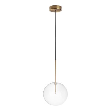 Ideal Lux - LED Chandelier on a string EQUINOXE 1xG4/2W/230V d. 20 cm brass/clear