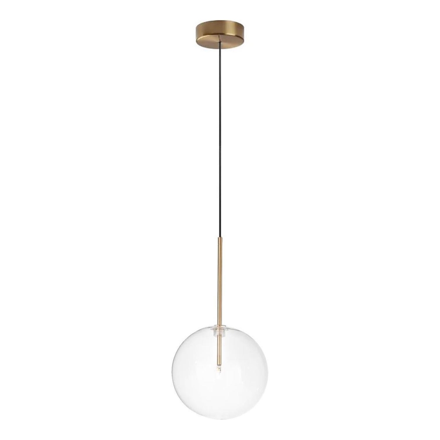 Ideal Lux - LED Chandelier on a string EQUINOXE 1xG4/2W/230V d. 20 cm brass/clear