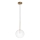 Ideal Lux - LED Chandelier on a string EQUINOXE 1xG4/2W/230V d. 20 cm brass/clear