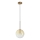 Ideal Lux - LED Chandelier on a string EQUINOXE 1xG4/2W/230V d. 20 cm brass/smoky