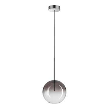 Ideal Lux - LED Chandelier on a string EQUINOXE 1xG4/2W/230V d. 20 cm shiny chrome/smoky