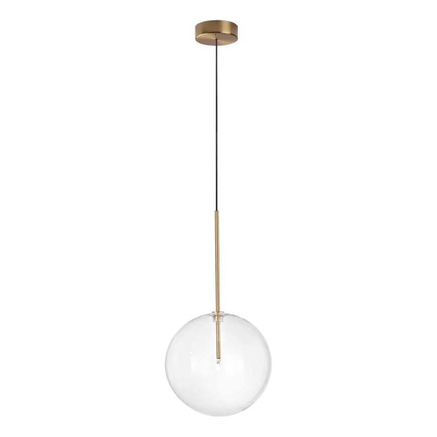 Ideal Lux - LED Chandelier on a string EQUINOXE 1xG4/2W/230V d. 25 cm brass/clear