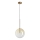 Ideal Lux - LED Chandelier on a string EQUINOXE 1xG4/2W/230V d. 25 cm brass/smoky