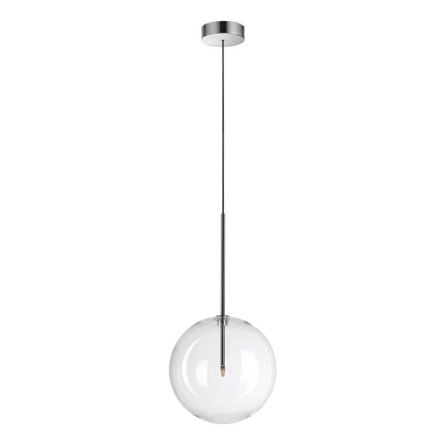 Ideal Lux - LED Chandelier on a string EQUINOXE 1xG4/2W/230V d. 25 cm shiny chrome/clear
