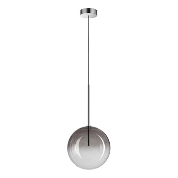 Ideal Lux - LED Chandelier on a string EQUINOXE 1xG4/2W/230V d. 25 cm shiny chrome/smoky