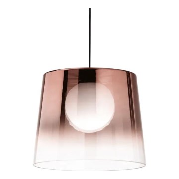 Ideal Lux - LED Chandelier on a string FADE 1xG9/3W/230V d. 27,3 cm copper/smoky