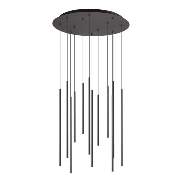 Ideal Lux - LED Chandelier on a string FILO LED/25W/230V black