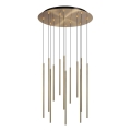 Ideal Lux - LED Chandelier on a string FILO LED/25W/230V brass