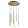 Ideal Lux - LED Chandelier on a string FILO LED/25W/230V brass