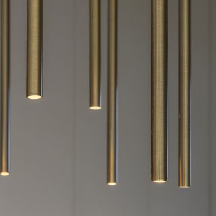 Ideal Lux - LED Chandelier on a string FILO LED/25W/230V brass