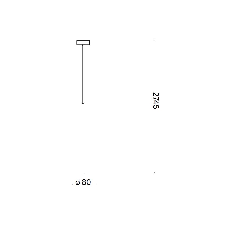 Ideal Lux - LED Chandelier on a string FILO LED/3,5W/230V 3000K CRI 90 white