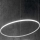 Ideal Lux - LED Chandelier on a string HULAHOOP LED/39W/230V 3000K d. 81,5 cm CRI 90 white