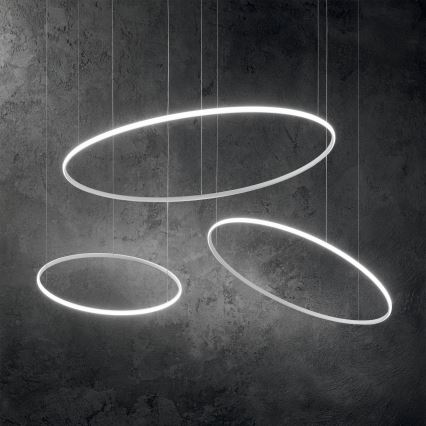 Ideal Lux - LED Chandelier on a string HULAHOOP LED/39W/230V 3000K d. 81,5 cm CRI 90 white