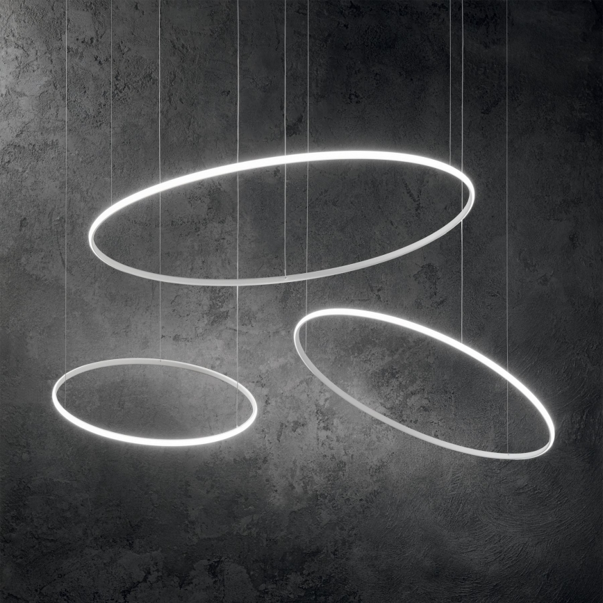 Ideal Lux - LED Chandelier on a string HULAHOOP LED/39W/230V 3000K d. 81,5 cm CRI 90 white