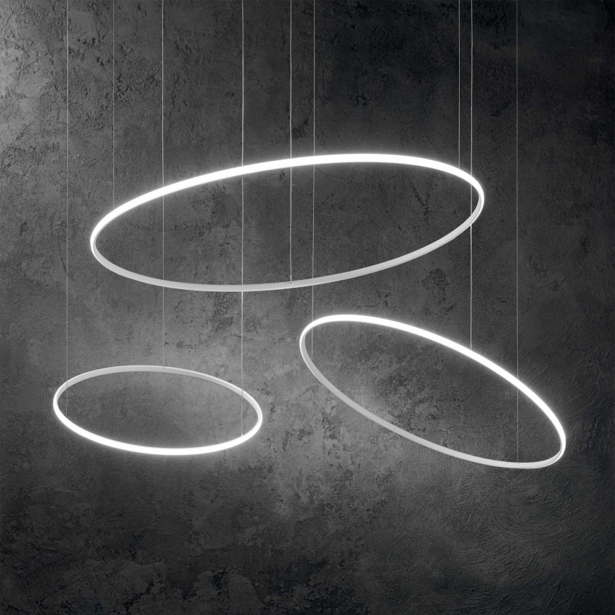 Ideal Lux - LED Chandelier on a string HULAHOOP LED/46W/230V 3000K d. 100 cm CRI 90 white