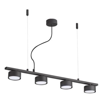Ideal Lux - LED Chandelier on a string MINOR 4xGX53/9W/230V 75,5 cm black