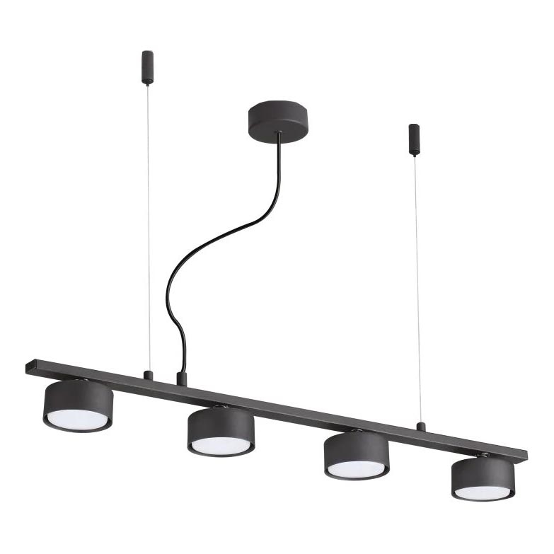 Ideal Lux - LED Chandelier on a string MINOR 4xGX53/9W/230V 75,5 cm black