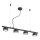 Ideal Lux - LED Chandelier on a string MINOR 4xGX53/9W/230V 75,5 cm black