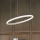 Ideal Lux - LED Chandelier on a string MIRACLE LED/37W/230V d. 60 cm CRI 90 matte chrome