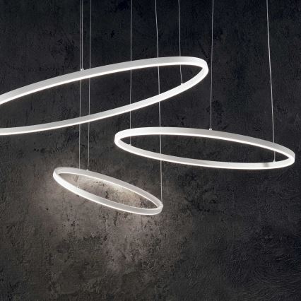 Ideal Lux - LED Chandelier on a string ORACLE LED/55W/230V 3000K d. 90 cm white