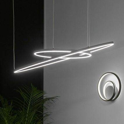 Ideal Lux - LED Dimmable chandelier on a string ORACLE SLIM LED/76W/230V 3000K d. 150 cm black