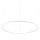 Ideal Lux - LED Chandelier on a string ORACLE SLIM LED/89W/230V 3000K d. 150 cm white