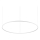 Ideal Lux - LED Chandelier on a string ORACLE SLIM LED/89W/230V 4000K d. 150 cm white