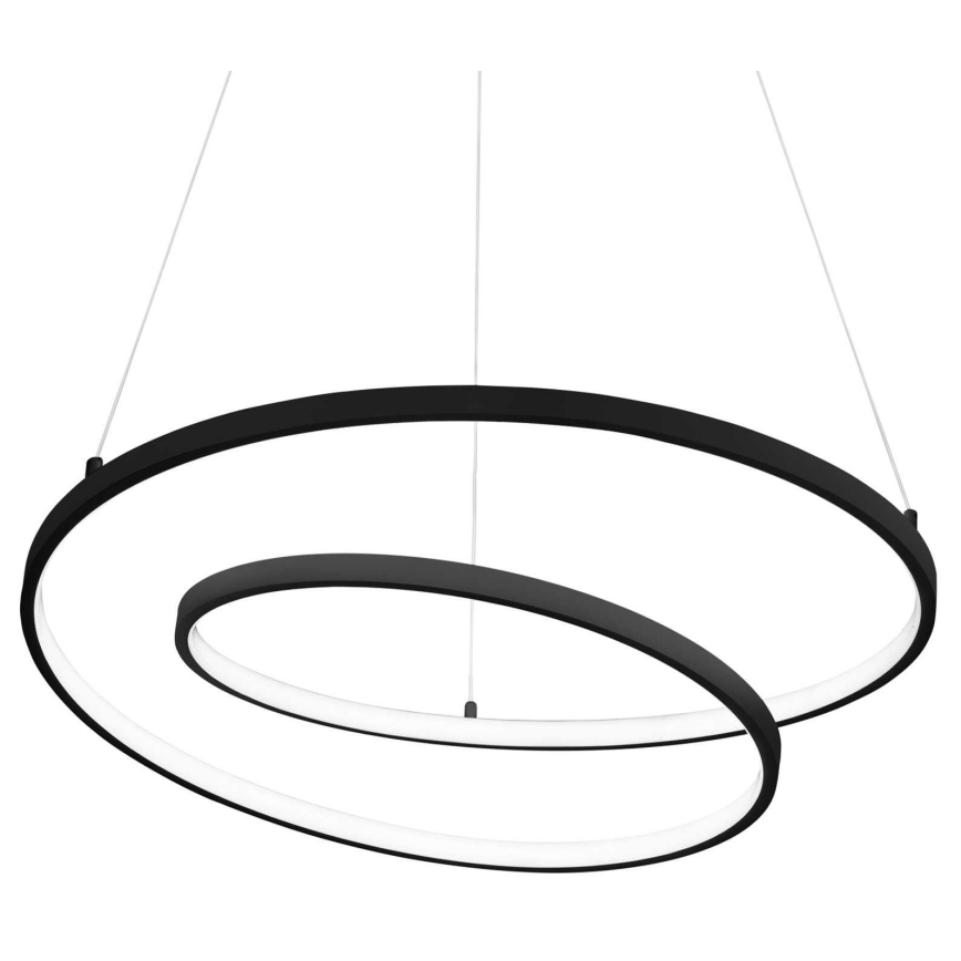 Ideal Lux - LED Chandelier on a string OZ LED/52W/230V d. 80 cm CRI 90 black