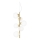 Ideal Lux - LED Chandelier on a string PERLAGE 6xG9/3W/230V d. 26 cm gold/white