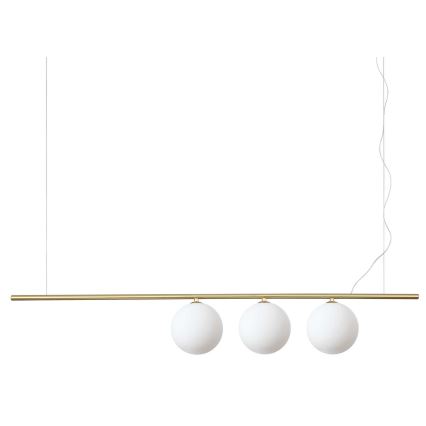 Ideal Lux - LED Chandelier on a string PERLINE 3xG9/3W/230V gold