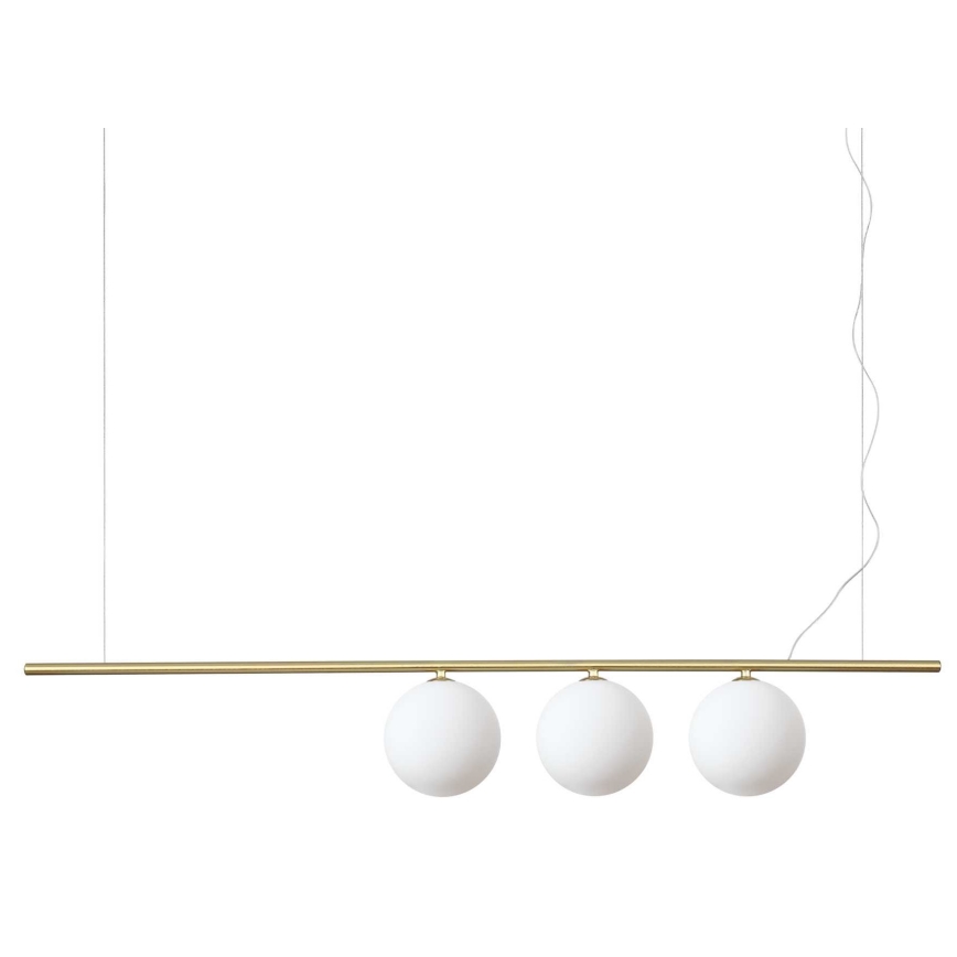 Ideal Lux - LED Chandelier on a string PERLINE 3xG9/3W/230V gold