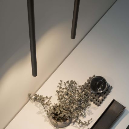 Ideal Lux - LED Chandelier on a string ULTRATHIN LED/11,5W/230V CRI 90 black