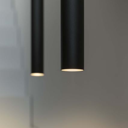 Ideal Lux - LED Chandelier on a string ULTRATHIN LED/11,5W/230V CRI 90 black