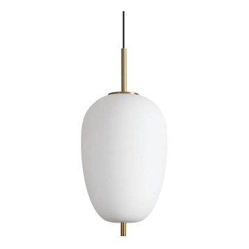 Ideal Lux - LED Chandelier on a string UMILE LED/20W/230V d. 27 cm CRI 90 brass/white