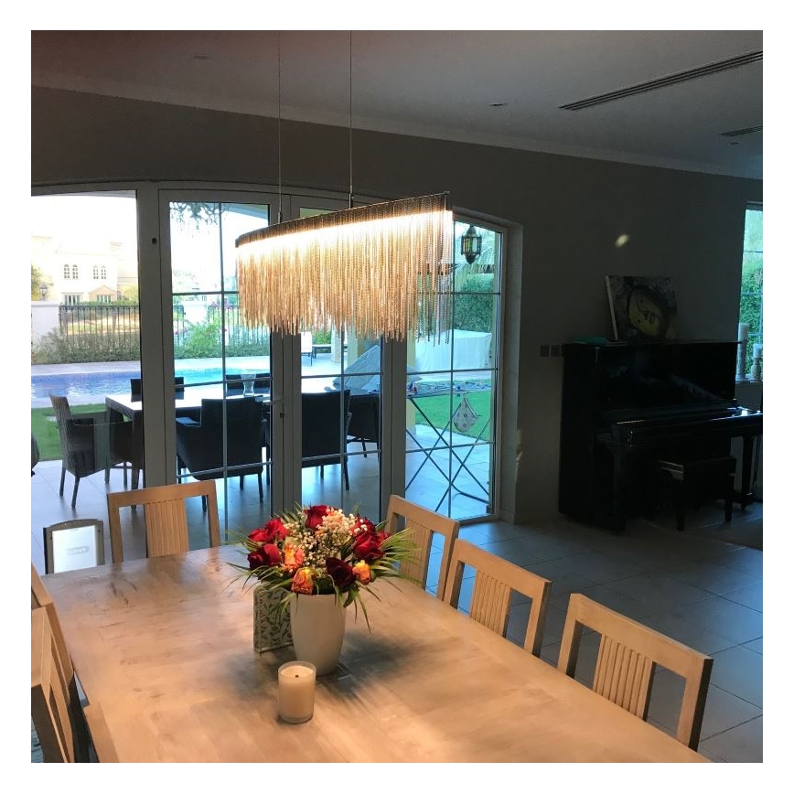 Ideal Lux - LED Chandelier on a string VERSUS LED/43,2W/230V
