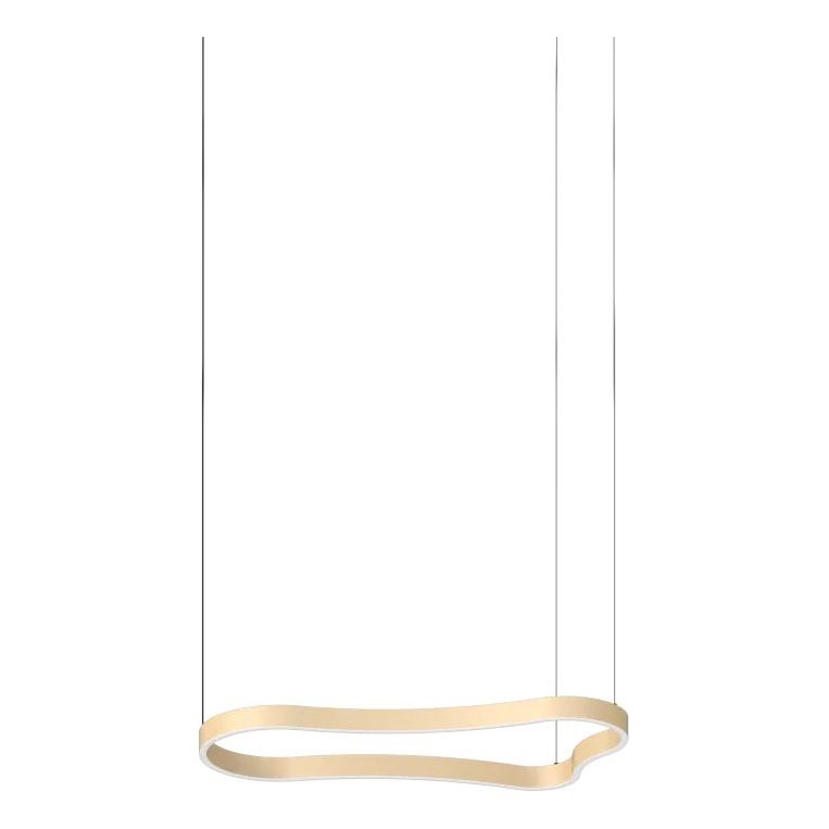 Ideal Lux - LED Chandelier on a string WAVES LED/37W/230V CRI 90 brass