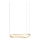 Ideal Lux - LED Chandelier on a string WAVES LED/37W/230V CRI 90 brass