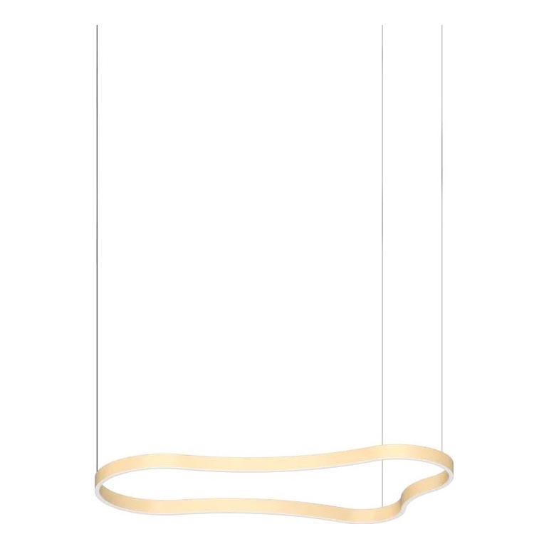 Ideal Lux - LED Chandelier on a string WAVES LED/45W/230V CRI 90 brass