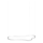 Ideal Lux - LED Chandelier on a string WAVES LED/45W/230V CRI 90 white