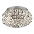Ideal Lux - LED Crystal ceiling light KING 3xG9/3W/230V d. 25,5 cm shiny chrome