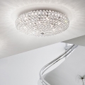 Ideal Lux - LED Crystal ceiling light KING 9xG9/3W/230V d. 53,5 cm shiny chrome