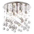 Ideal Lux - LED Crystal ceiling light MOONLIGHT 8xG9/3W/230V d. 40 cm shiny chrome