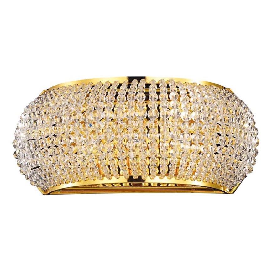 Ideal Lux - LED Crystal wall light PASHA 3xG9/3W/230V gold