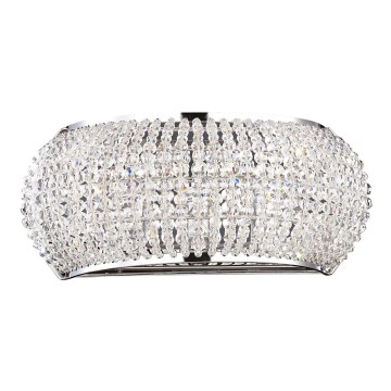 Ideal Lux - LED Crystal wall light PASHA 3xG9/3W/230V shiny chrome