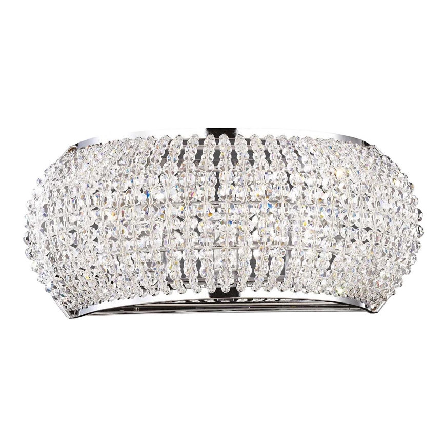 Ideal Lux - LED Crystal wall light PASHA 3xG9/3W/230V shiny chrome
