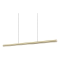 Ideal Lux - LED dimmable cable-hung pendant DORICA LED/35W/230V CRI 90 140 cm brass
