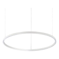 Ideal Lux - LED Dimmable Cable-Suspended Pendant ORACLE SLIM LED/40W/230V 3000K CRI 90 Ø 70 cm White