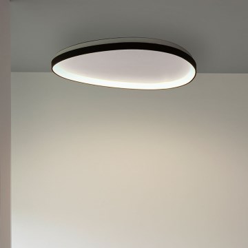 Ideal Lux - LED Dimmable ceiling light GEMINI LED/28W/230V d. 61 cm CRI 90 black