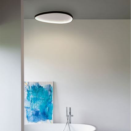 Ideal Lux - LED Dimmable ceiling light GEMINI LED/42W/230V d. 81 cm CRI 90 black